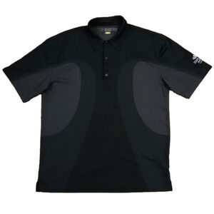 GREG Norman Black Design Golf Polo Shirt